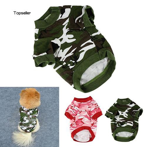 Áo cotton họa tiết rằn ri cho thú cưng