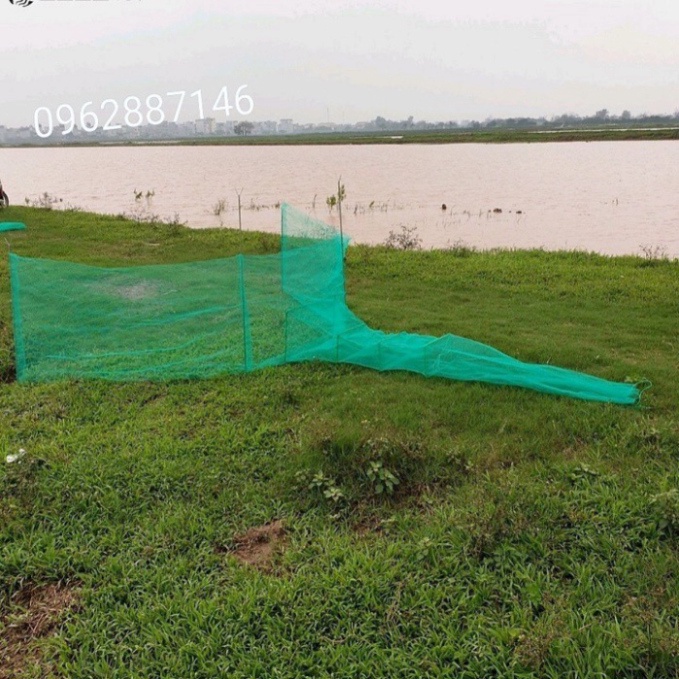 Đăng chặn sông dớn săm bắt cá tàng hình 8m
