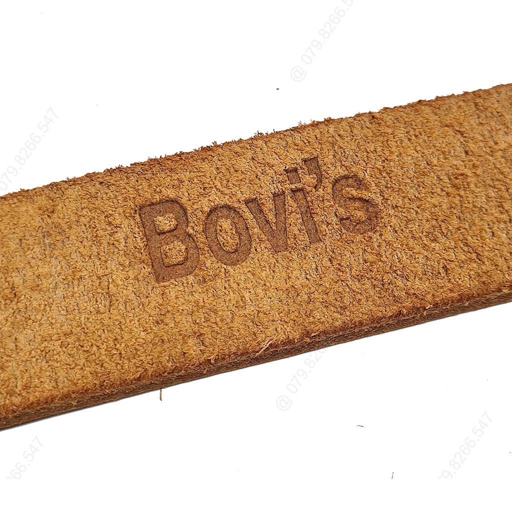 Thắt lưng da bò nam bản thô DHM-035 | Đầu khoá kim nguyên khối màu trắng sang trọng | Bảo hành 12 tháng