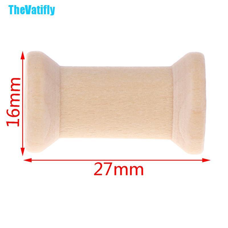 Bộ 10 Cuộn Chỉ Gỗ Dùng Quấn