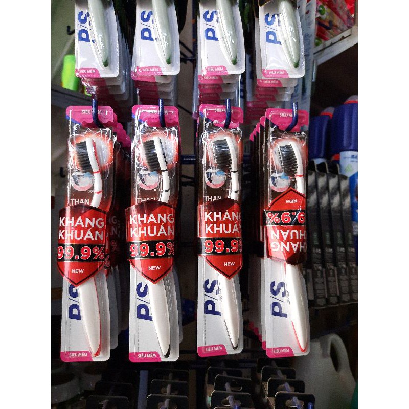 Bàn chải P/S Than hoạt tính / baking soda / muối tre