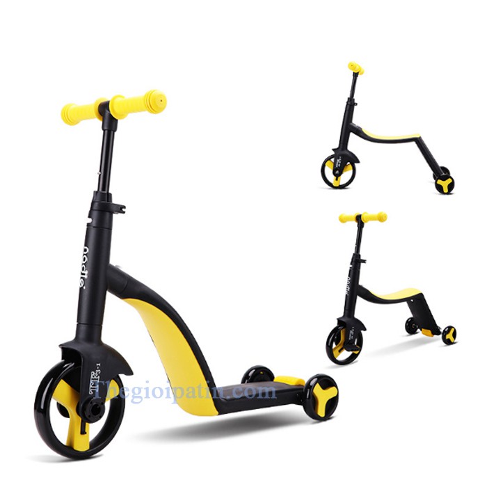 Xe Trượt Scooter Nadle 3 trong 1 - Đa năng tiện lợi rễ sử dụng với 3 chức năng vừa xe đạp - scooter - xe chòi chân