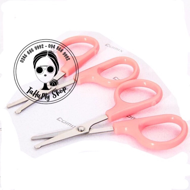 Kéo đầu tròn cắt chỉ kích mí, mi giả