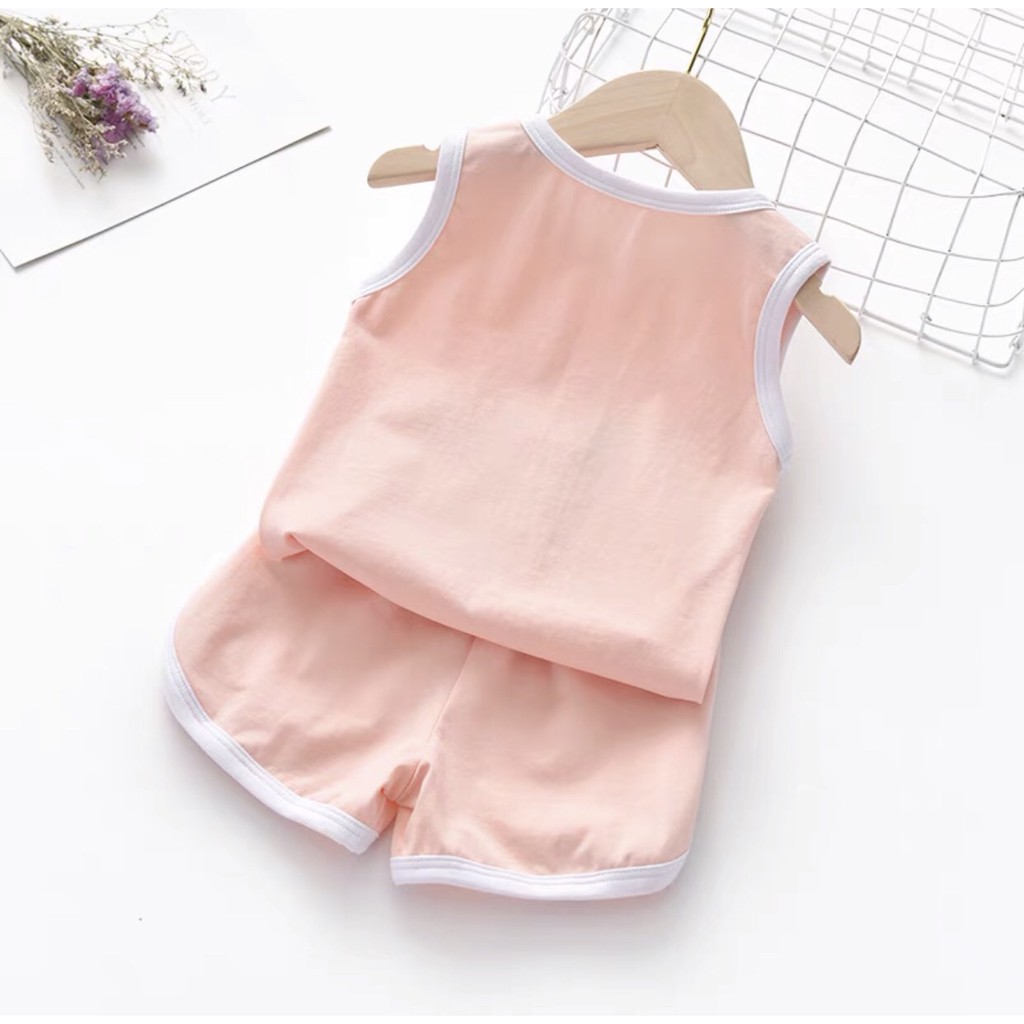 Bộ ba lỗ sát nách hình thú cho bé 6-16kg QATE648