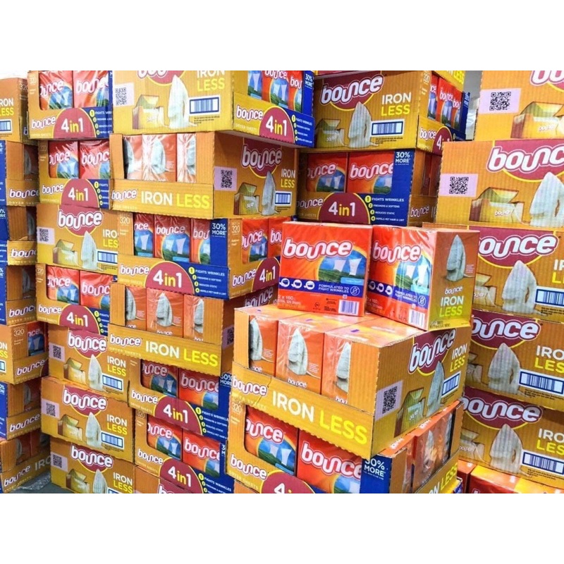 ? Giấy thơm BOUNCE của Mỹ - 160 tờ 🇺🇸