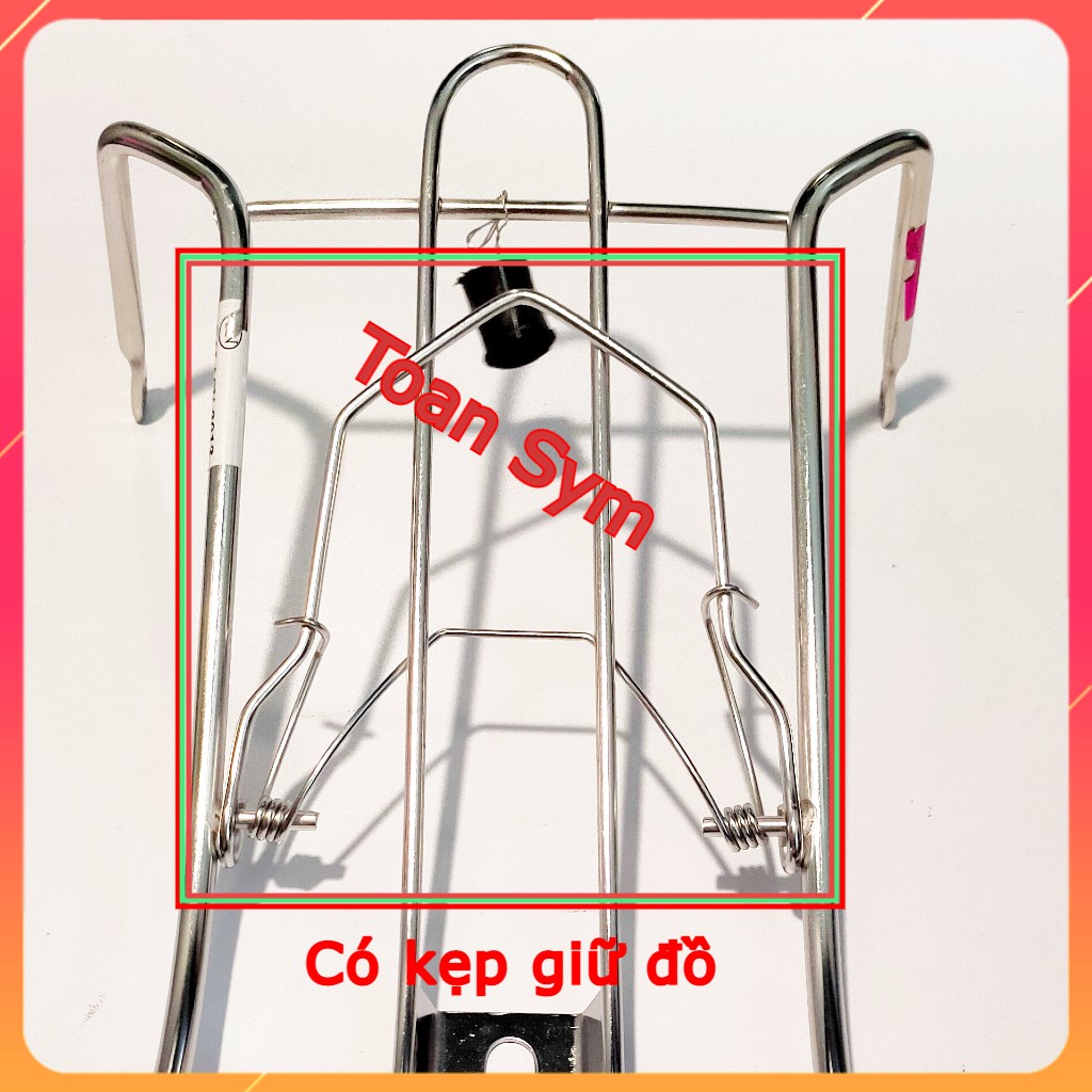 Baga Giữa Xe Galaxy 50/110/115cc chất liệu INOX không gỉ