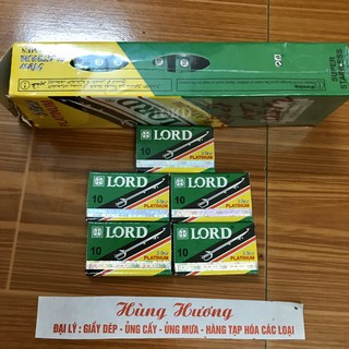 1 hộp dao cạo tem xanh 10 lưỡi - hàng chuẩn ( giá sỉ tốt)