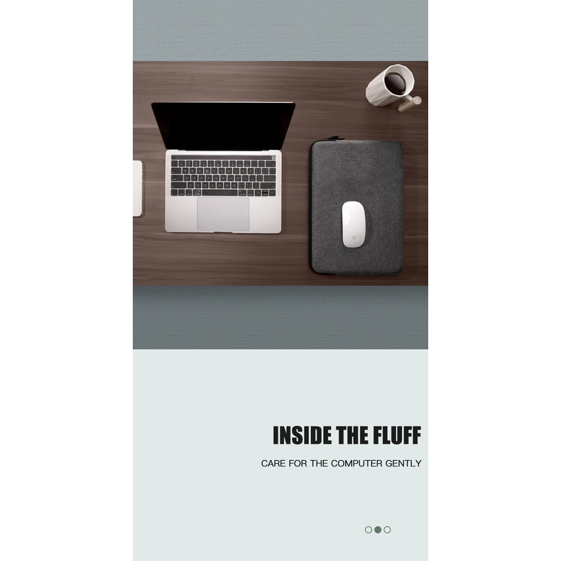 Túi đựng laptop 13 14 15.4 15.6 inch thích hợp cho Macbook Air Pro M1 13.3 Huawei Xiaomi HP lenovo