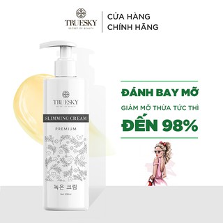 Kem tan mỡ bụng Truesky Premium chiết xuất quế gừng giúp giảm mỡ bụng cấp tốc 200ml - Slimming Cream