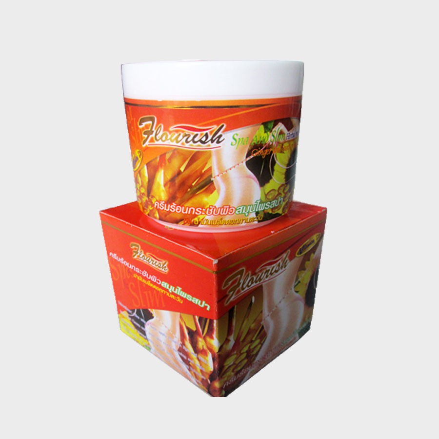 Kem tan mỡ bụng gừng Flourish 500ml - nội địa Thái Lan [ sản phẩm x1k]