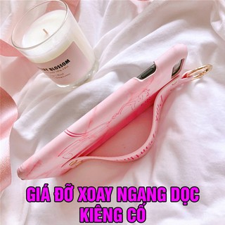 ỐP LƯNG IPHONE X / ỐP DA BÁO HỒNG IPHONE X