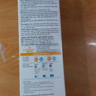 Bình sữa nuk thủy tinh 240ml