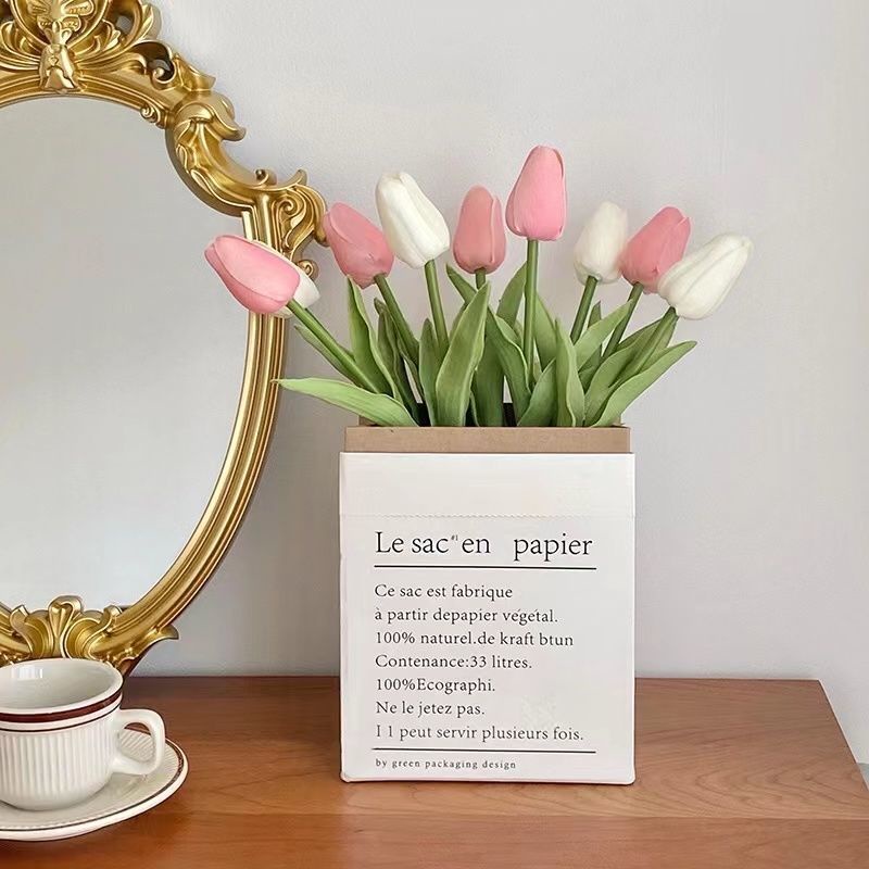 Hoa Tulip Giả Trang Trí Phòng Khách/Chụp Ảnh Tiện Dụng