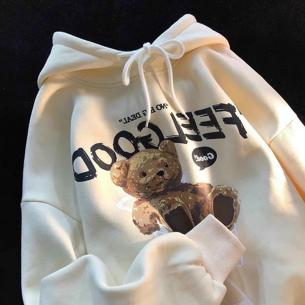 Áo Khoác Hoodie Nam Nữ Form Rộng Nón 2 Lớp Trùm Đầu Vải Nỉ Ngoại Lót Bông Dày Dặn (Good)