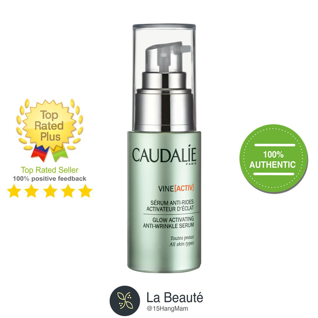 Caudalie Vine Activ Serum Anti-rides Activateur Éclat - Tinh Chất Sáng Da Chống Nhăn 30ml