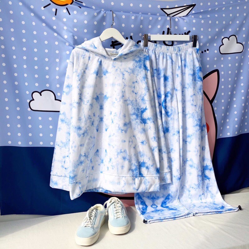 Áo Hoodie_Sweater Loang Cloud Basic Ảnh Thật