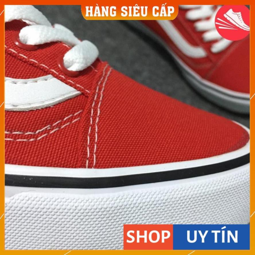 [ Hàng Loại 1 ] - Giày Thể Thao Old Skool Black + Red - Có Video Quay Thật | BigBuy360 - bigbuy360.vn