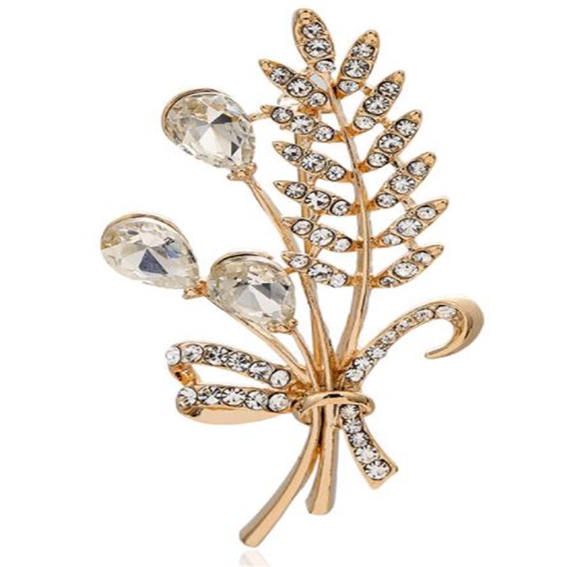 Ghim Cài Áo Hình Hoa Quả Đính Đá Thời Trang Cho Nữ