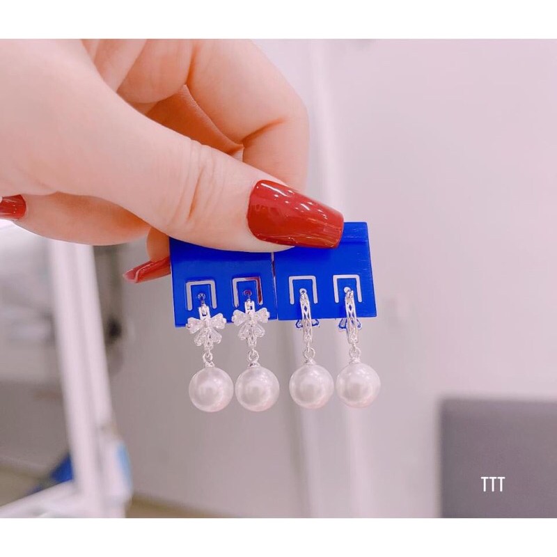 BÔNG TAI NƠ TREO TRAI KHOEN BẬP BẠC TA