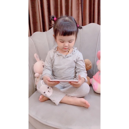 Bộ cotton siêu cưng cho bé gái