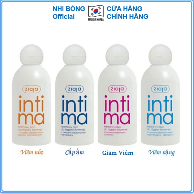 Dung dịch vệ sinh phụ nữ Intima Ziaja 200ml Ba Lan