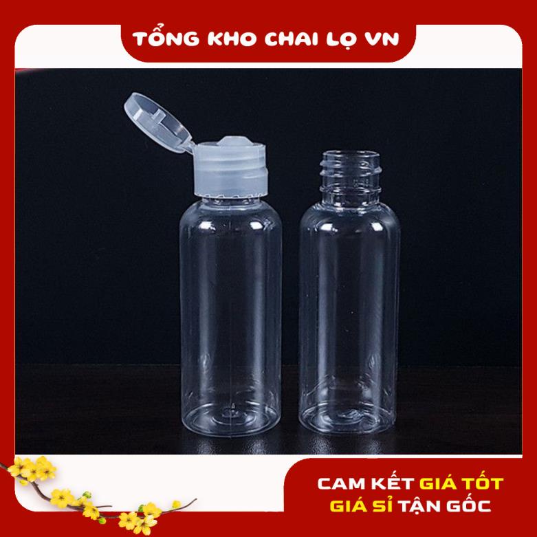 [20ml/30ml] Chai lọ nhựa pet nắp bật đựng gel, dung dịch chất lỏng