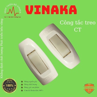 Công tắc treo, cong tac on off mini công tắc ngang VINAKA vỏ nhựa ABS chống vỡ siêu bền CT