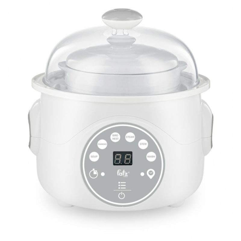 Nồi nấu cháo và hầm cách thuỷ 2 tầng 1L FatzBaby - STEW 2 - Fatz FB9110ZT / Song Anh 0.8L - Đồ dùng ăn dặm SA600