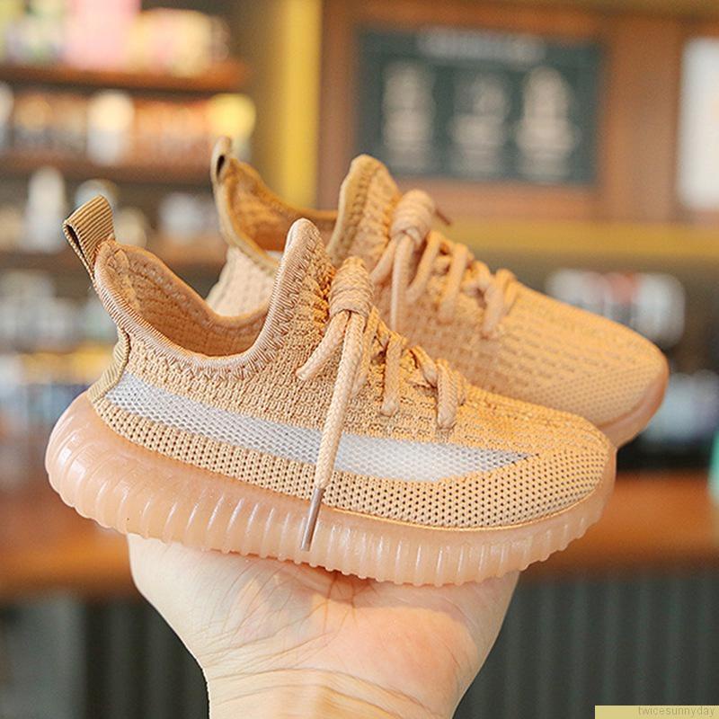 Giày thể thao phối lưới thoáng khí chống trượt thời trang cho trẻ em