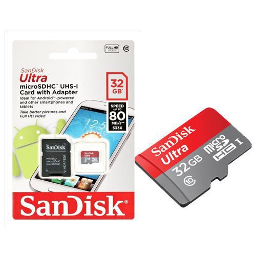 Thẻ nhớ microSDHC Sandisk 32GB /64GB chuyên dụng cho CAMERA, Điện thoại, Máy ảnh,... tốc độ cao | BigBuy360 - bigbuy360.vn