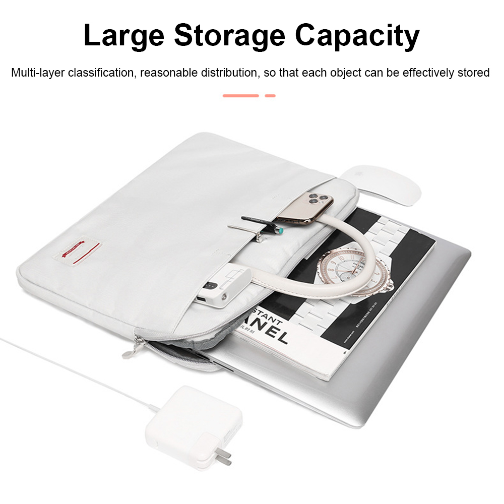 Túi đựng máy tính xách tay 14 15.6 inch chống sốc sức chứa lớn siêu mỏng