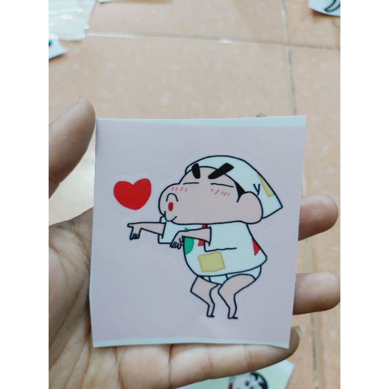 Tem Sticker Decal Cu Shin Dán Xe, Nón, Giá Rẻ