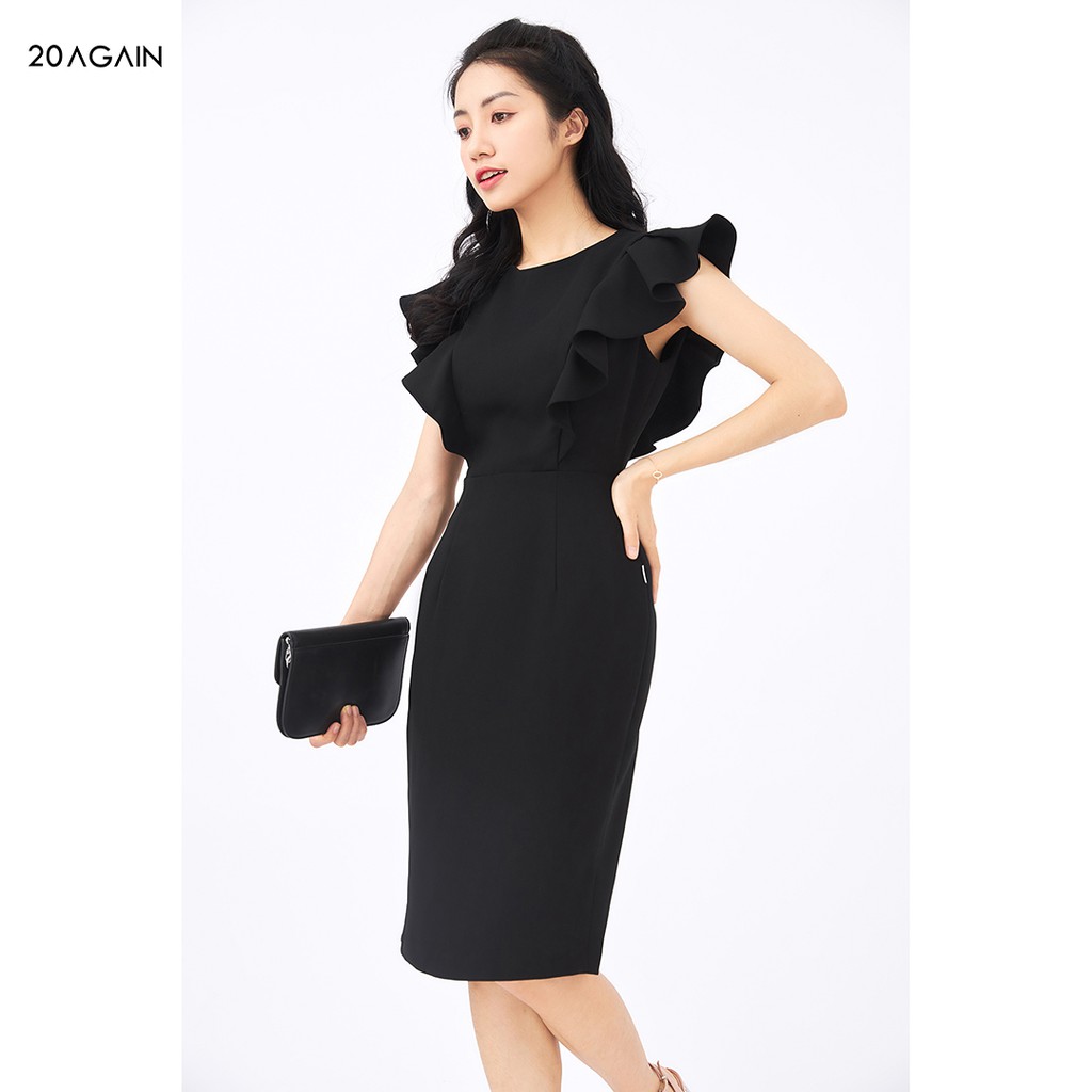 Đầm ôm siêu quyến rũ 20Again DOA1675 chất liệu tuyết mưa dày dặn tôn lên đường cong cơ thể | BigBuy360 - bigbuy360.vn