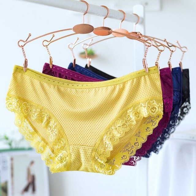 Quần lót thông hơi viền ren