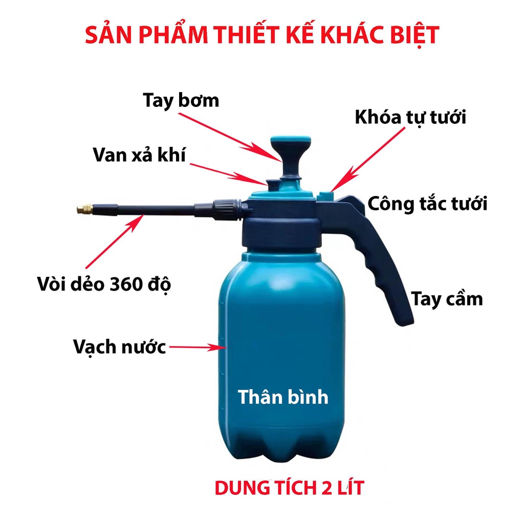 Bình xịt tưới cây huyền thoại TH Garden - Đẳng cấp tưới cây Huyền Thoại - Thưởng thức trọn vẹn cuộc sống cùng TH Garden