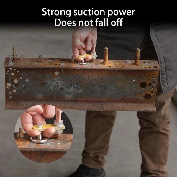 Kẹp Mát Nam Châm Lực Hút Siêu Mạnh Cho Máy Hàn Đến 300A