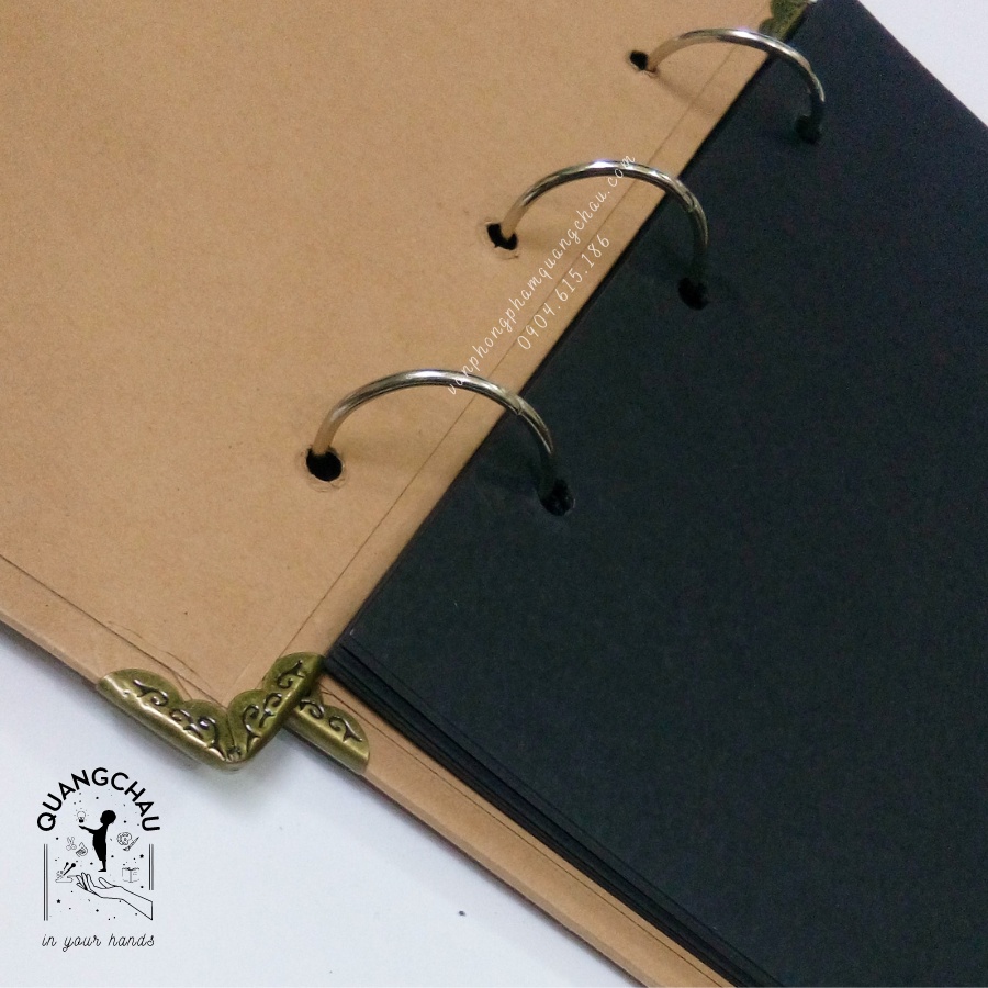 Scrapbook, album trơn tự trang trí