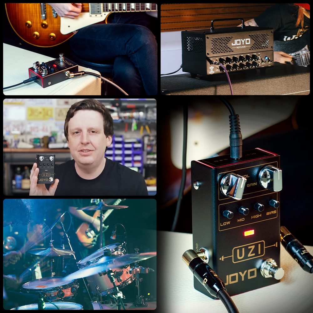 Bàn đạp điều chỉnh đàn guitar điện LEKATO Joyo R-03 Uzi chuyên dụng