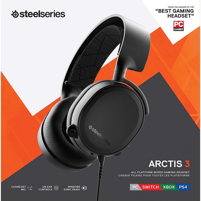 Tai nghe Gaming SteelSeries - Arctis 3 Black (61433)