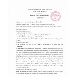 Lean Body Gói Bữa ăn phụ thông minh