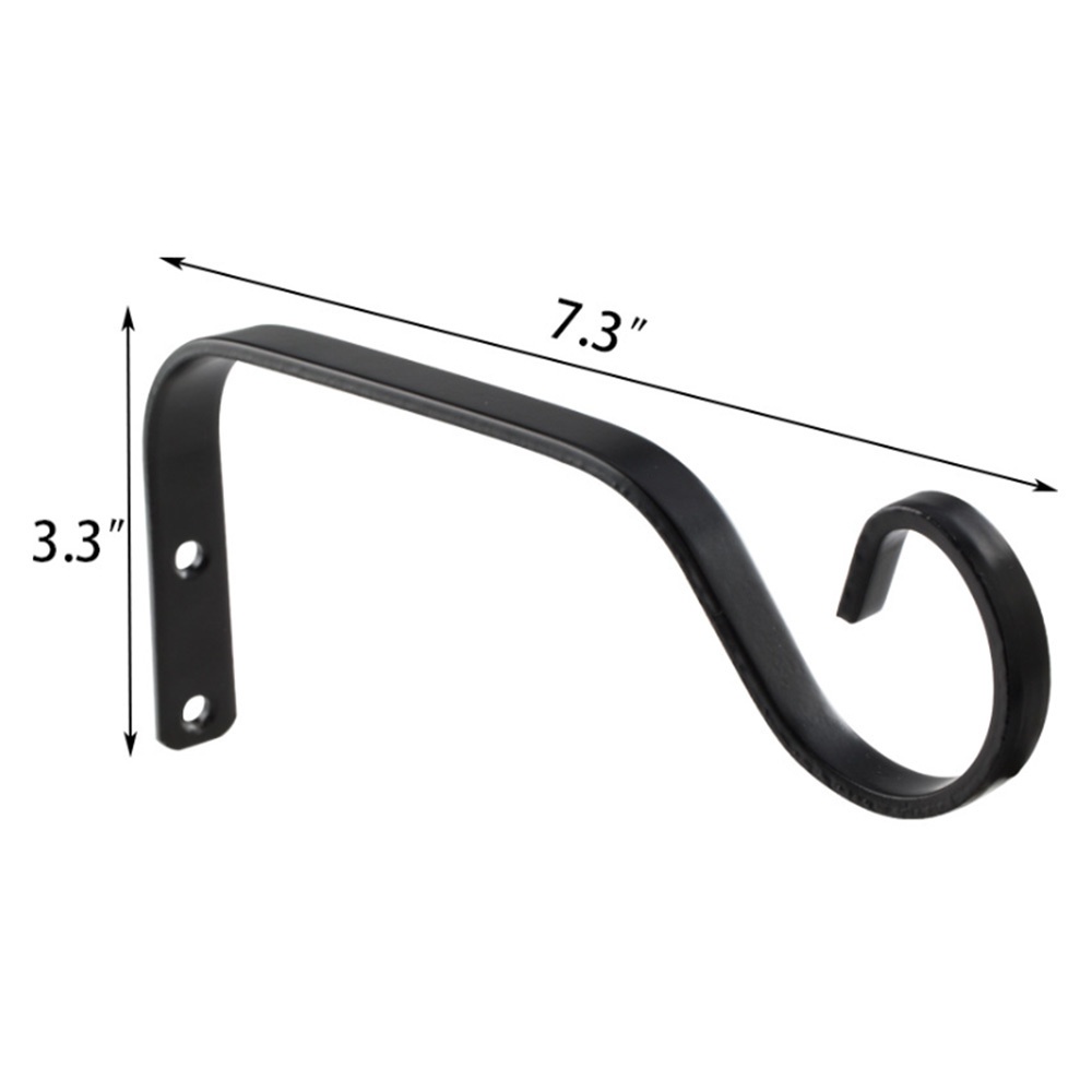 Bộ 2 Móc Treo Lồng Chim Gắn Tường Bằng Sắt Rèn Chuyên Nghiệp