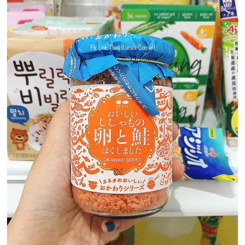 Ruốc Cá Hồi Trộn Trứng Cá Shisamo Nhật Bản 120g Cho Bé Ăn Dặm