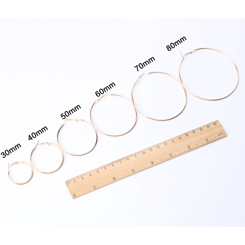 Đôi Bông Tai Khoen Tròn Thời Trang Cho Nữ