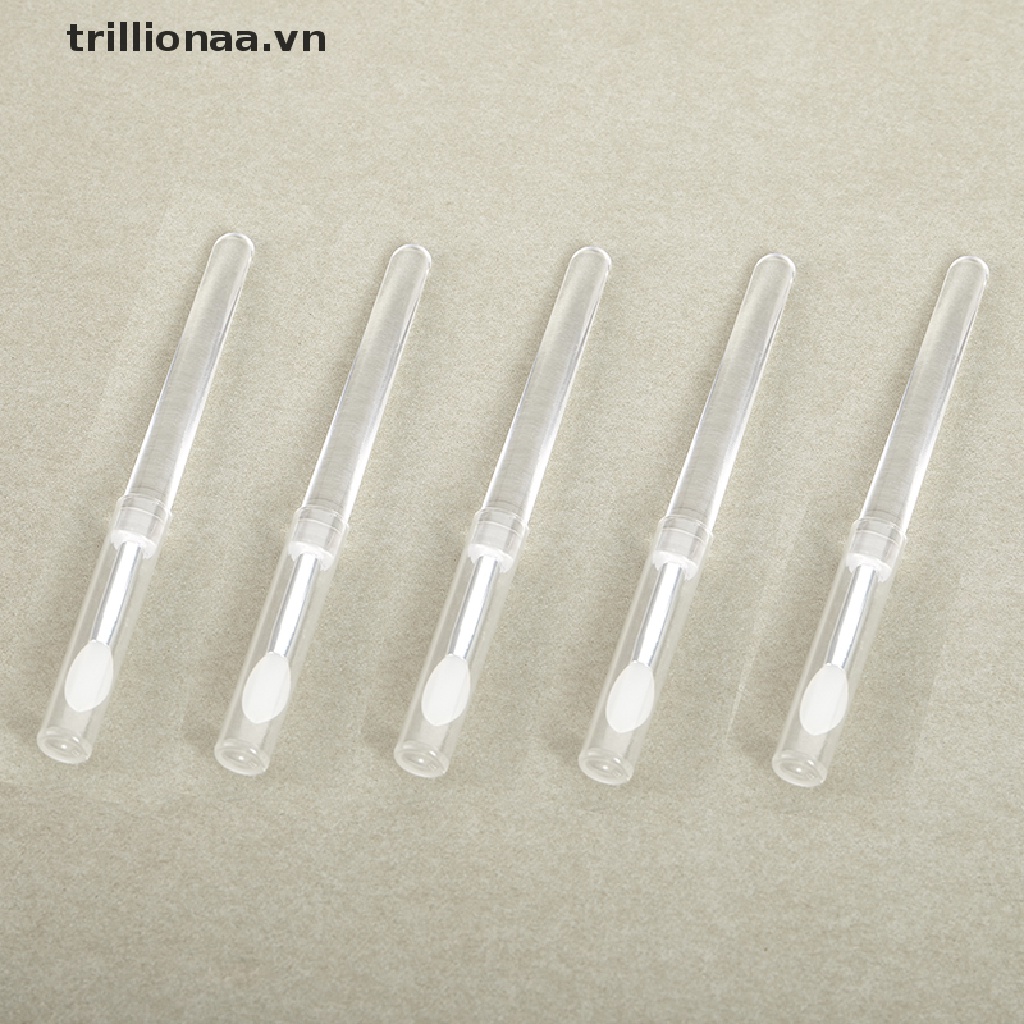 Set 1 / 5 Cọ Tô Son Môi Bằng Silicone Đa Năng Kích Thước Nhỏ Gọn