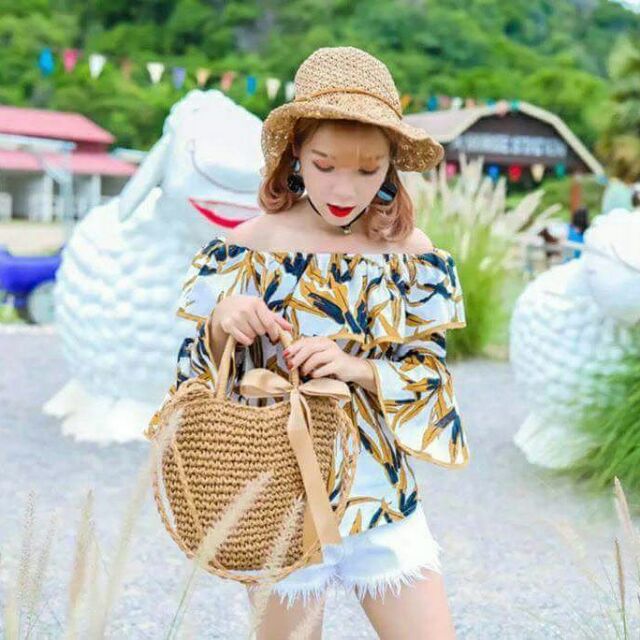 túi cói nơ vintage | BigBuy360 - bigbuy360.vn