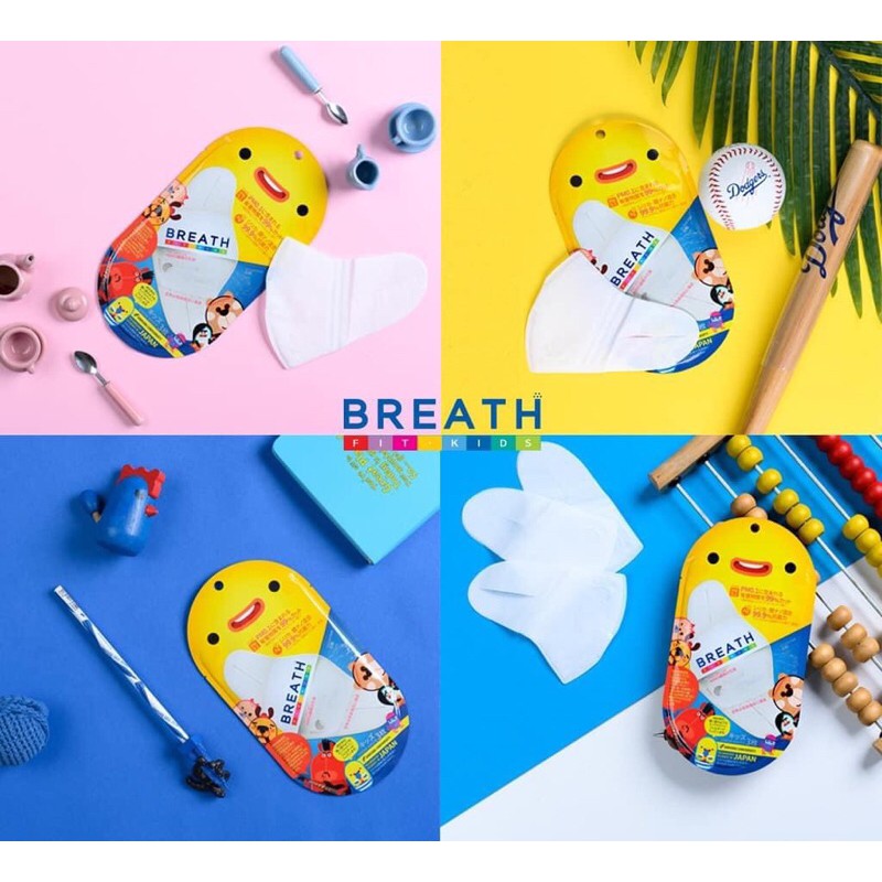 Khẩu trang kháng khuẩn bụi mịn Breathsilver - dành cho TRẺ EM