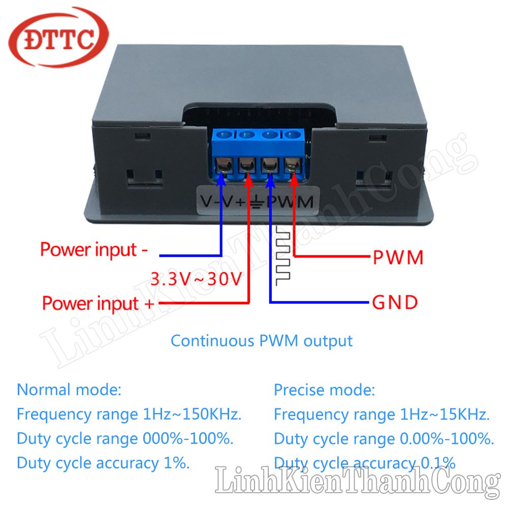 Bộ Phát Xung Vuông 1HZ-150KHZ XY-KPWM (Có Nút Bật / Tắt)