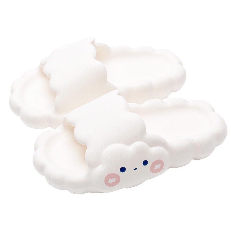 Dép Đế Mềm Chống Trượt Hình Đám Mây Hoạt Hình Đáng Yêu Có Size Dành Cho Nữ- Dép Bánh Mì Siêu Nhẹ Hottrend 2022