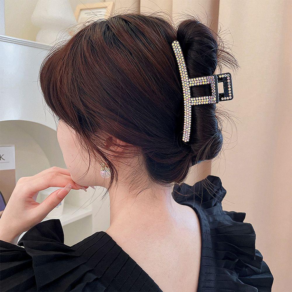 Kẹp Tóc Càng Cua Kiểu Dáng Thanh Lịch Cho Nữ WMES15H|Giá Đỡ Đuôi Ngựa Bằng Acrylic Tiện Dụng