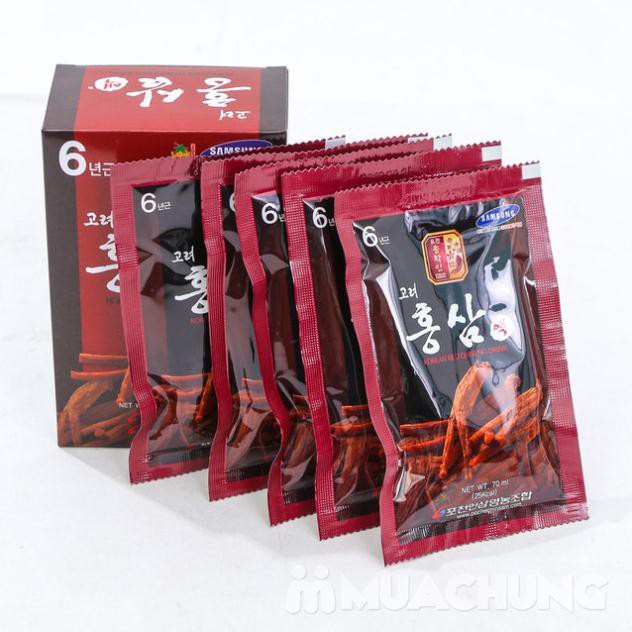 Nước hồng sâm Pocheon Korea Red Ginseng Drink, Nước sâm hàn quốc hộp 30 gói